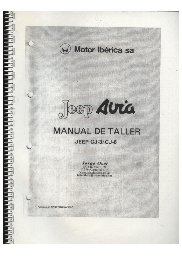 manual de jeep willys cj3b